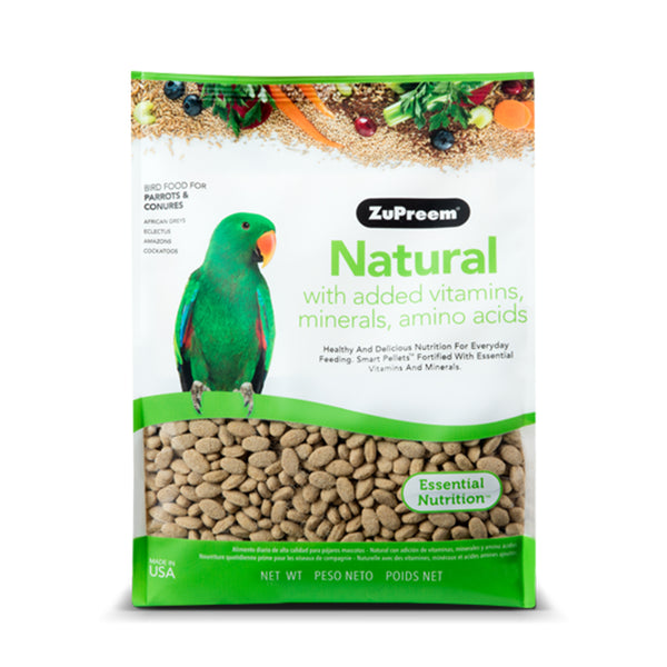ZuPreem Natural Avian Pellet Diet Medium & Large Bird Food