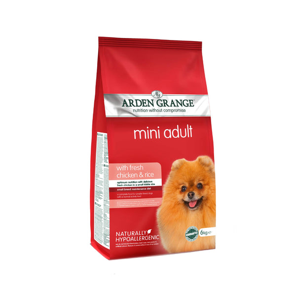 Arden Grange Dry Dog Food Mini Adult With Fresh Chicken & Rice