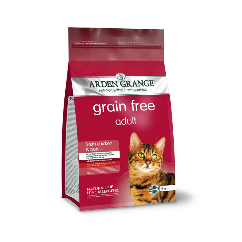 Arden Grange Grain Free Dry Adult Cat Food Fresh Chicken Potato