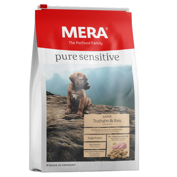 MERA Dry Dog Food Pure Sensitive Junior Turkey & Rice