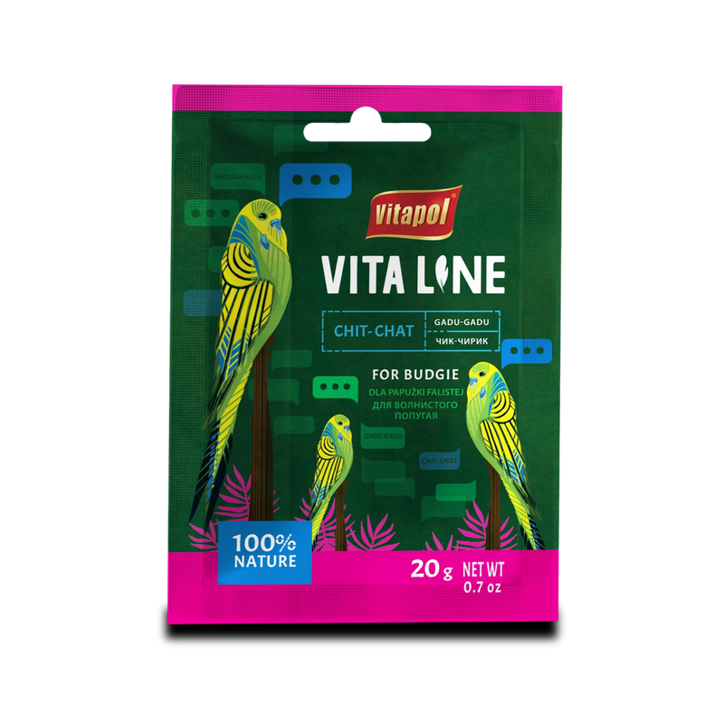 Vitapol Vitaline Feed Supplement Chitchat For Budgie 20g