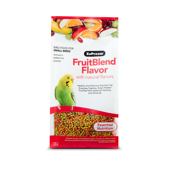 ZuPreem FruitBlend Flavor with Natural Flavors Avian Diets Small Bird Food