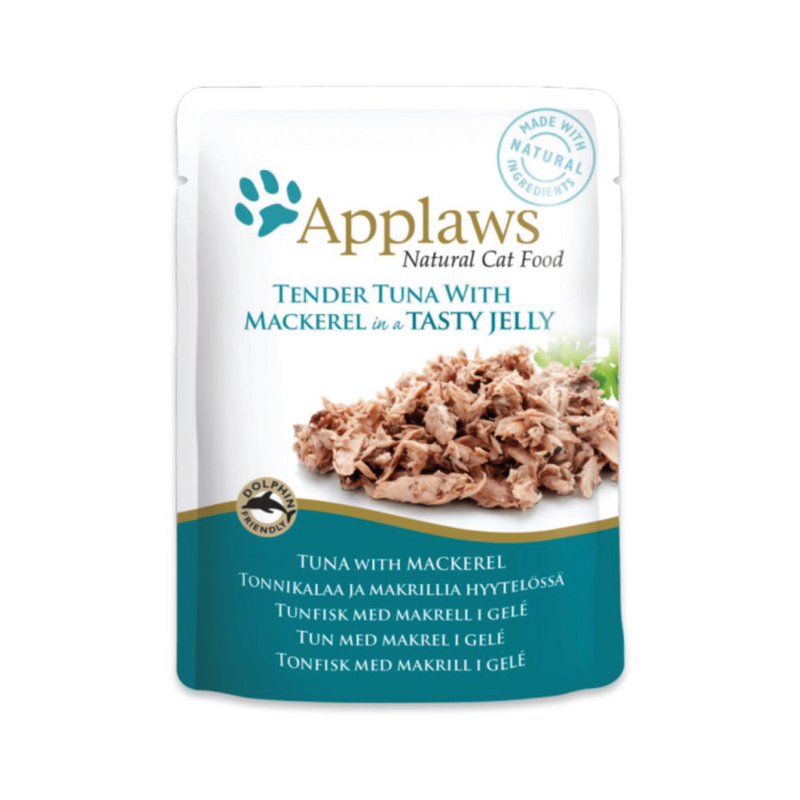 Applaws Cat Wet Food Tuna Whole Meat with Mackerel in Tasty Jelly