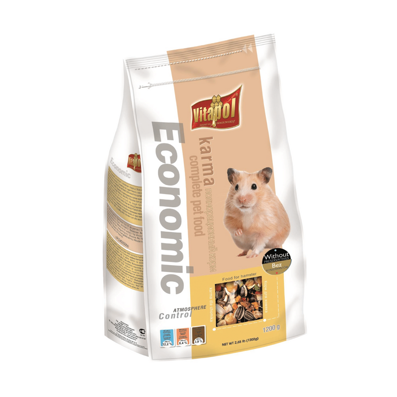 Vitapol Economic Small Animal Food For Hamster 1.2kg