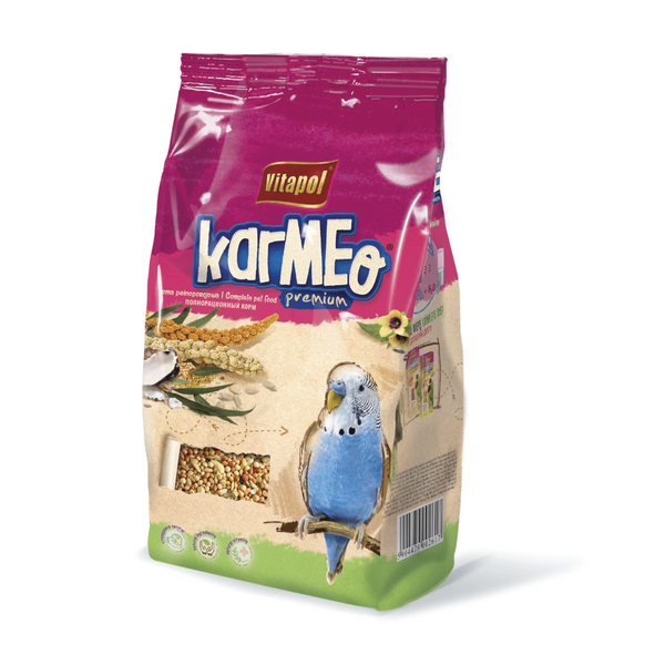 Vitapol Karmeo Bird Food Standard Complete Food For Budgie 500-gm