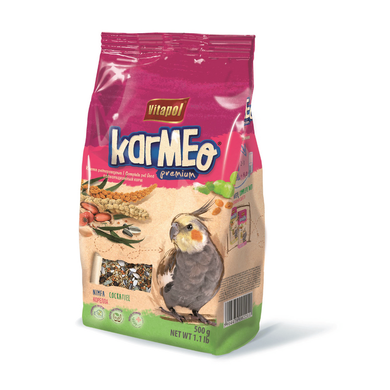 Vitapol Karmeo Bird Food Complete food for Cockatiel 500-gm