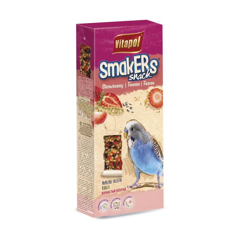 Vitapol Standard Smakers Strawberry for Budgie 90g